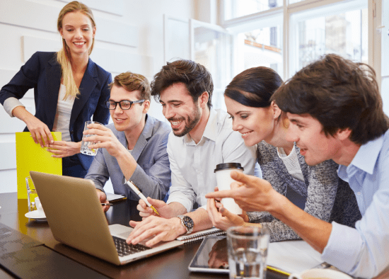 Happy employees