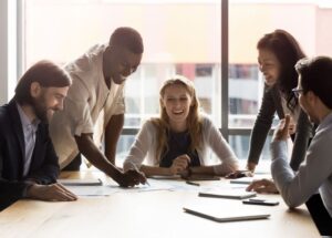 Group of employees