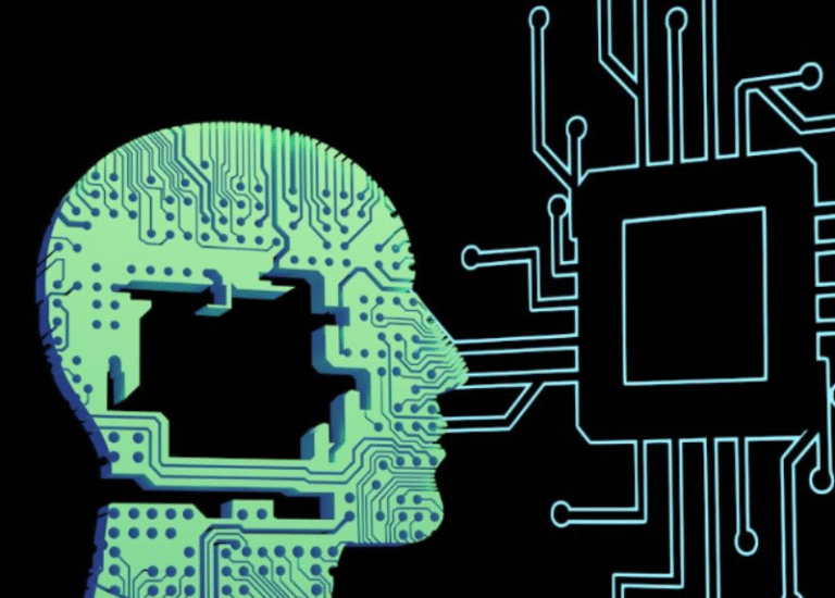 Electronic drawing of a head
