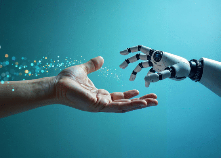 Hand and robot hand