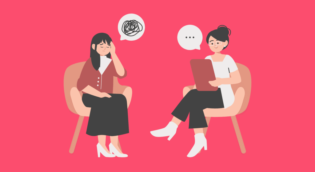 therapy session illustration